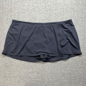 Bleu Rod‎ Black Plus Swim Skirt Size 22W NWT